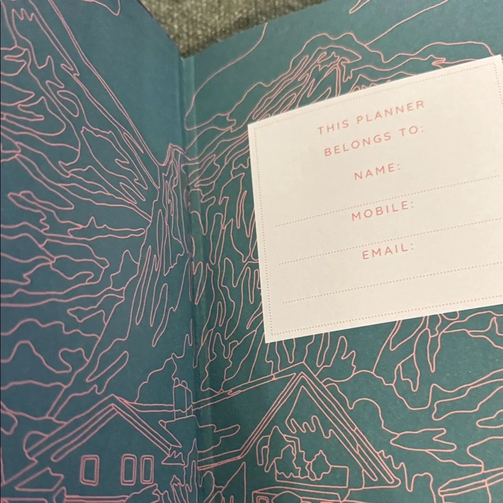 Colorful Nature Scene Planner-Brand New!